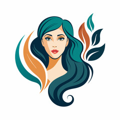 vector-template-abstract-logo-for-woman-salons-and 