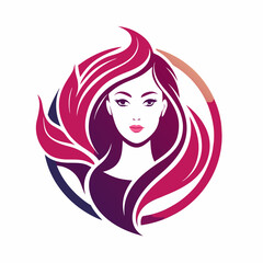 vector-template-abstract-logo-for-woman-salons-and 