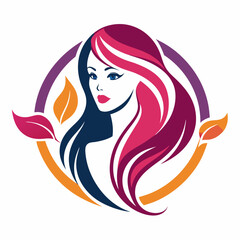 vector-template-abstract-logo-for-woman-salons-and 