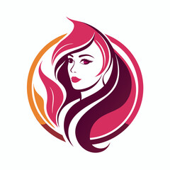 vector-template-abstract-logo-for-woman-salons-and 
