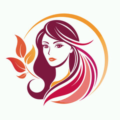 vector-template-abstract-logo-for-woman-salons-and 