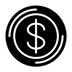 Vector Design Coin Icon Style
