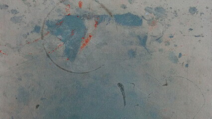 Abstract Blue Textured Canvas Close-Up View