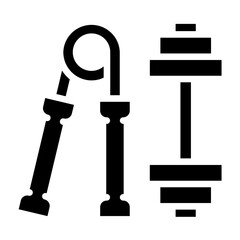 Vector Design Fitness Equipment Icon Style