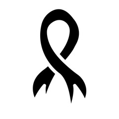 Vector Design Cancer Remembrance Icon Style