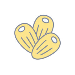 Obraz premium Dates vector icon