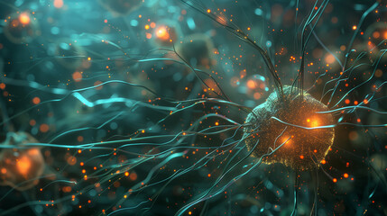 Obraz premium intricate digital brain with interconnected neural networks and data points illustrating advanced artificial intelligence