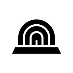 Fototapeta premium Vector Design Concert Hall Icon Style