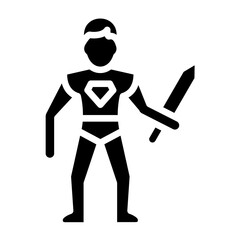 Vector Design Wellness Warrior Icon Style