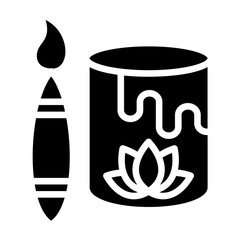 Vector Design Wellness Mural Icon Style