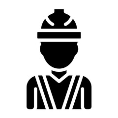 Vector Design Construction Worker Icon Style