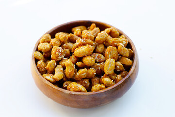Caramelised peanuts with sesame, Candied peanuts