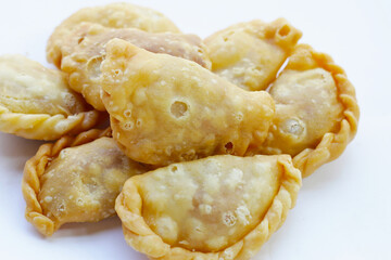 Mini curry puff. Thai dessert