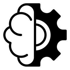 idea glyph icon vector illustration isolated on white background