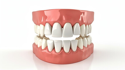 Fototapeta premium Medically Accurate 3D Illustration of Human Teeth Treatment