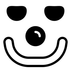 mask  glyph  icon vector illustration isolated on white background