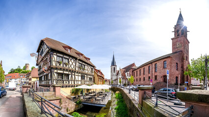 Altstadt, Weingarten (Baden), Baden Wuerttemberg, Deutschland 