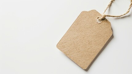 Empty cloth lebel tag mockup wallpaper background