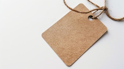 Empty cloth lebel tag mockup wallpaper background