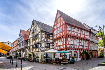 Marktplatz, Bretten, Baden Wuerttemberg, Deutschland 
