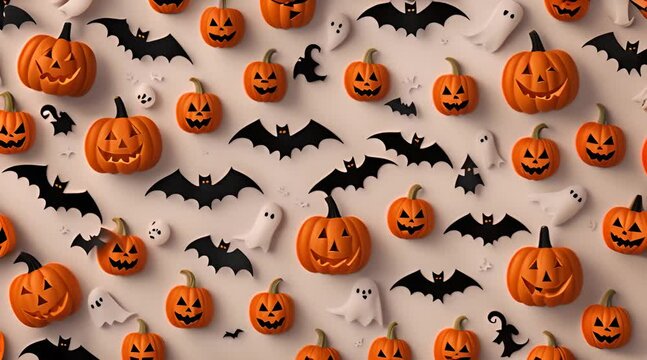 halloween seamless background