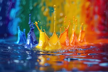 Farbenfrohe und kreative Abstrakte Kunst: Ein Unkonventionelles Meisterwerk