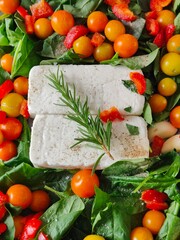 queso feta con hierbas finas