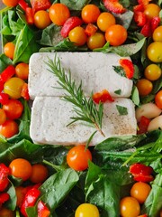 queso feta con hierbas finas