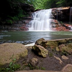 Kennedy Falls on the Blackwater River, West Virginia