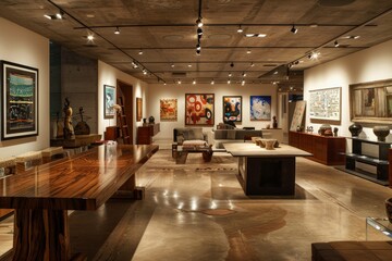 Interior of the Museum of Fine Arts