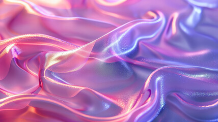 Obraz premium Rainbow ripples with sparkles on the water, colorful background. Generated by artificial intelligence