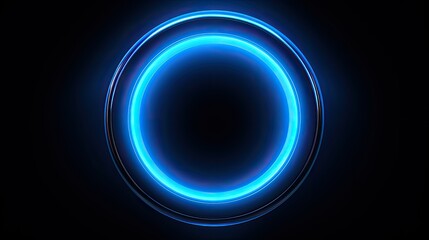 Obraz premium glowing number zero