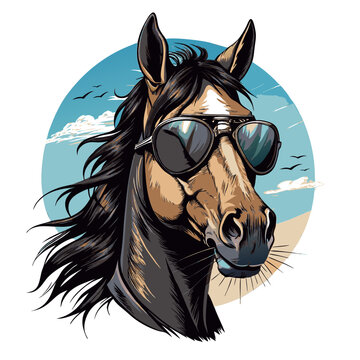 recommend clip art: head of horse vector