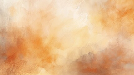 This abstract background image features a wash of orange and beige hues, creating a soft and calming atmosphere perfect for various visual art applications or digital backgrounds.