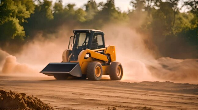 bulldozer at work