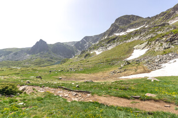 Rila Mountain near The Seven Rila Lakes, Bulgaria