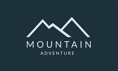 mountain logo design