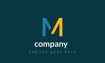 M company logo design