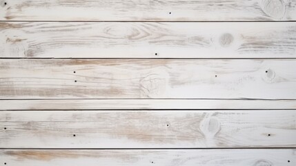 Obraz premium A minimalist view of natural wooden planks, showing subtle grains and knots, ideal for adding a natural touch and warmth to any interior or outdoor space.