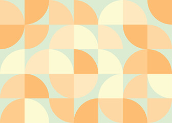 Mid Century Modern Geometric, Bauhaus seamless pattern, geometric print . Vector modern trendy geometric pattern