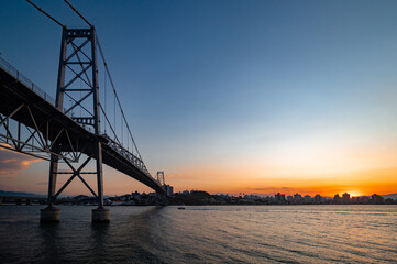 ponte Hercílio luz de Florianopolis Santa Catarina Brasil Florianópolis