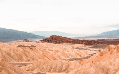 Zabriskie Point overlook in Death Valley