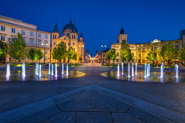 Miasto Łódź- widok na Plac Wolności. © Tomasz Warszewski