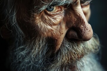 Naklejka premium Old Man, Grandpa