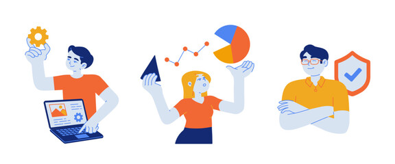 Business illustrations.