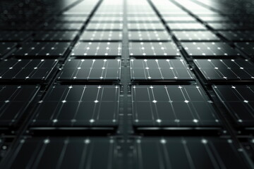 Closeup Solar panels, environment