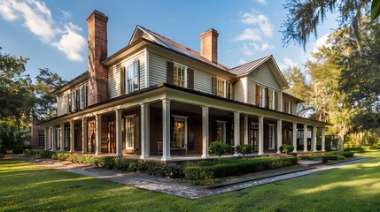 historical home that has been retrofitted with James Hardie siding to preserve its original charm while enhancing durability
