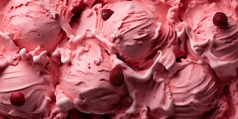 Teaberry ice cream background texture
