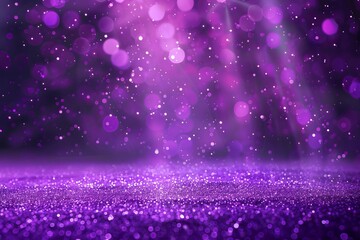 Abstract blur purple glitter background