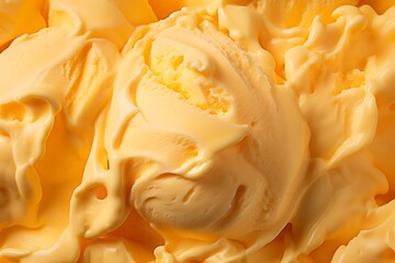 Mango ice cream background texture